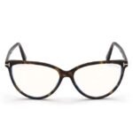 Tom Ford FT5743B57052 Blue Block Cat Eye Eye Frames for Women