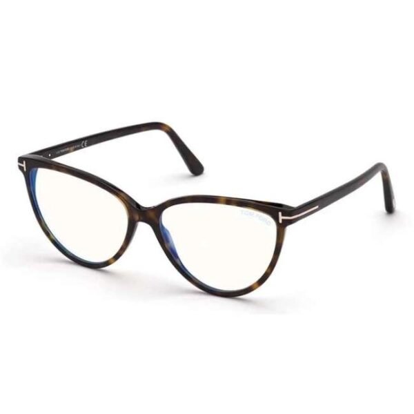 Tom Ford FT5743B57052 Blue Block Cat Eye Eye Frames for Women