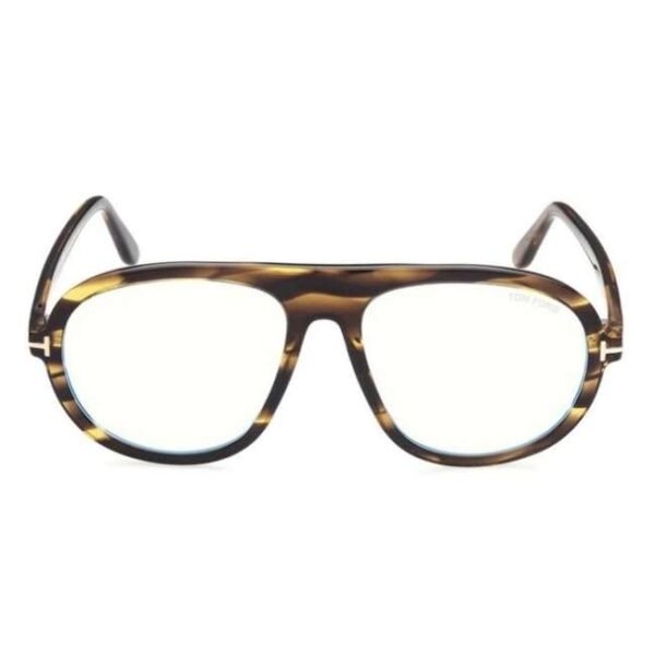 Tom Ford FT5755-B55055 Blue Block Pilot Eye Frames for Men