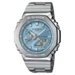 Casio Blue Dial Analog-Digital Stainless Steel Watch - G1613