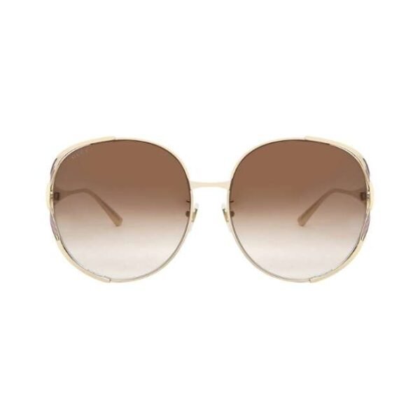Gucci Gold Frame Women Sunglasses - GG0225S 007 63