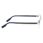 Montblanc Men Silver/Blue Rectangle Eyeglass -MB0188O00255
