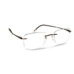 Silhouette Men Brown Eyeglass - Purist 5561/Bs 6040 56/19