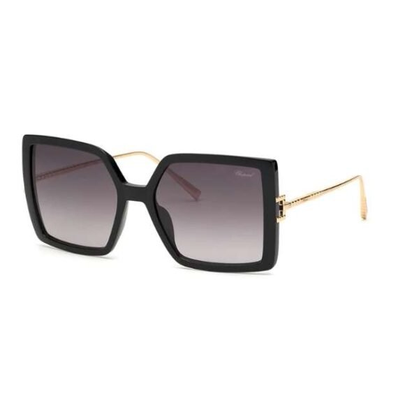 Chopard Unisex Black Square Sunglass -SCH334M 56 BLK