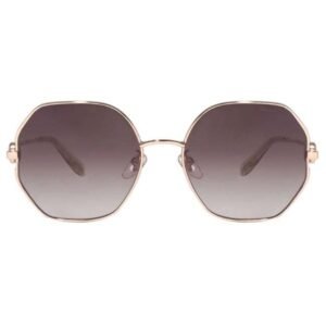 Chopard Women Gold Polygonal Sunglass -SCHF08S 58 8FC