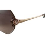 Chopard Women Gold Octagonal Sunglass - SCHF85S 58 8FC