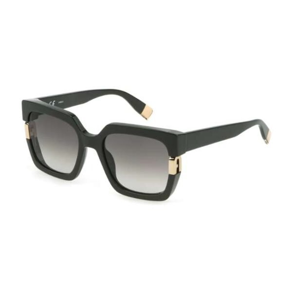 Furla Glossy Green Sunglasses-SFU624 54 D80