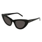 Saint Laurent Women Black Cat Eye Sunglass - SL 213 LILY-001 52