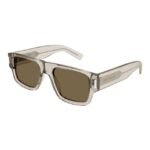 Saint Laurent Men Beige Square Sunglass - SL 659-004 55