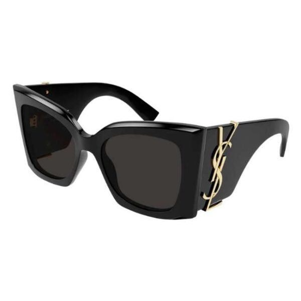 Saint Laurent Women Black Cat Eye Sunglass - SLM119 BLAZE-001 54