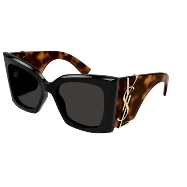 Saint Laurent Women Havana Brown Butterfly Sunglass - SLM119 BLAZE-003 54