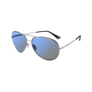 Police Men Shiny palladium and blue Sunglass - SPL966K 62 E70B