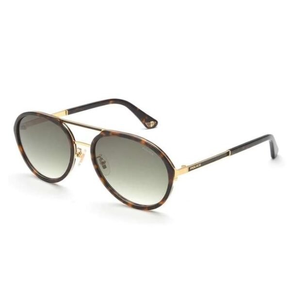 Police Men Pilot Brown Sunglass - SPLA57K57300SG