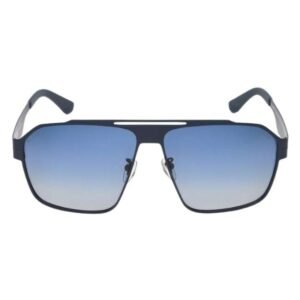 Police Unisex Square Blue Sunglass - SPLL08K 63 S72P