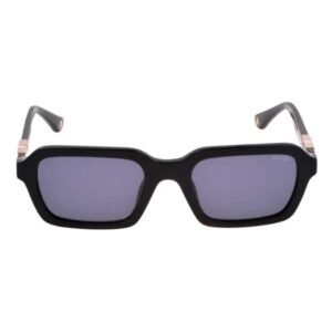 Police Unisex Rectangle Black Sunglass - SPLL14K 53 700