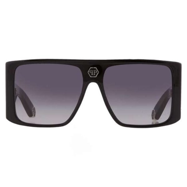 Philipp Plein Unisex Black Wrap Sunglass -SPP014V 99 700