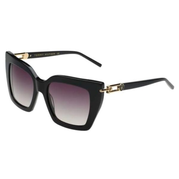 Tommy Hilfiger Women Black Sunglass - Th 2632 C1 52 S