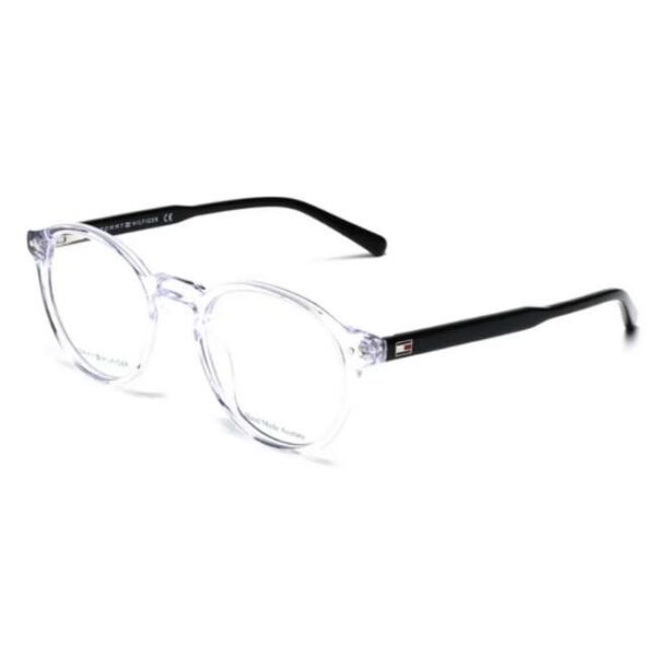 Tommy Hilfiger Unisex Black Eyeglass - Th 6241 C6 Crbk 49 With Case