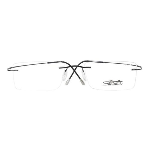 Silhouette Men Black Eyeglass - Tma Must 5515/Bo 9040 52/19