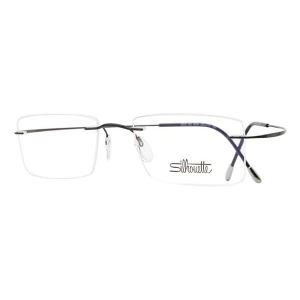 Silhouette Men Black Eyeglass - Tma Must 5515/Bo 9040 52/19