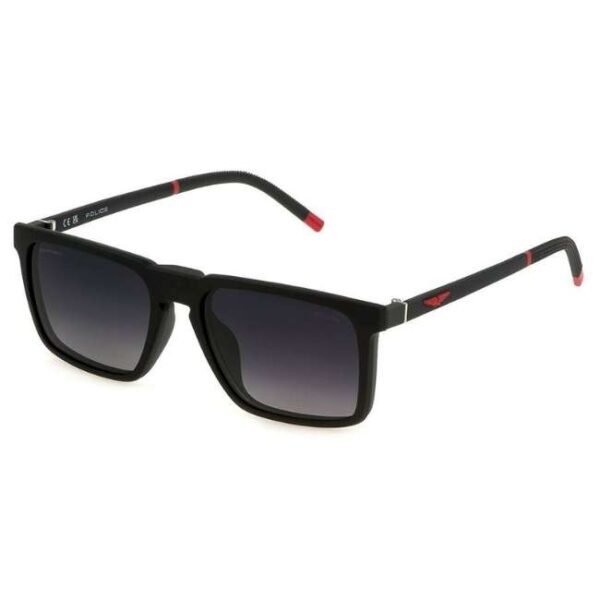 Police Men Black Lens Sunglasses - UPLL75K 54 I41P