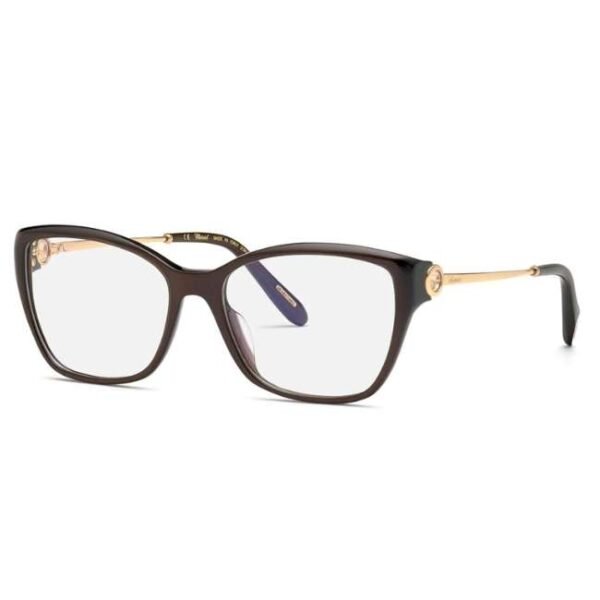 Chopard Women Violet Black Cat Eye Eyeglass -VCH322S 55 1KA