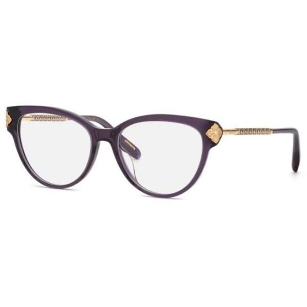 Chopard Unisex Shiny Black Cat Eye Eyeglass -VCH332S 54 700