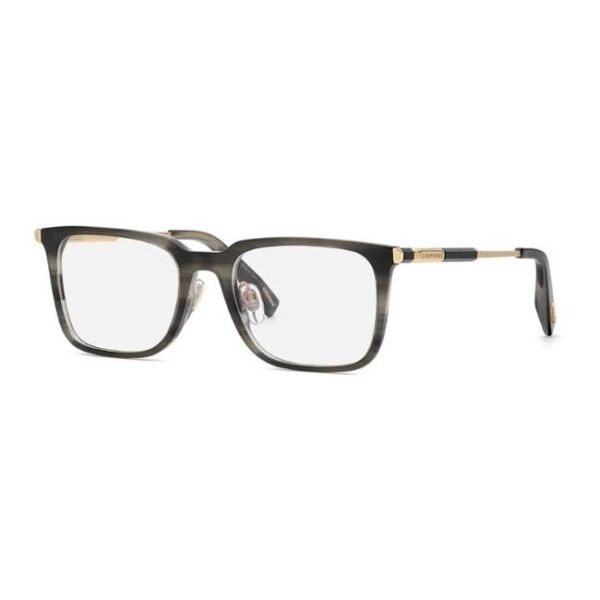 Chopard Unisex Striped Black Square Eyeglass -VCH344 53 6X7