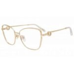 Chopard Women Gold Cat Eye Eyeglass -VCHF15S 55 300