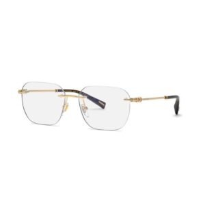 Chopard Unisex Polished Grey 
Geometric Eyeglass -VCHG40 56 300