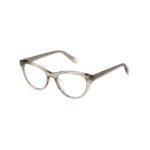 Furla Transparent Shiny Tabaco Brown Eyeglasses -VFU643V 51 7MK