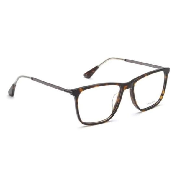 Police Men Square Havana Eyeglass - VPL689K53722FR