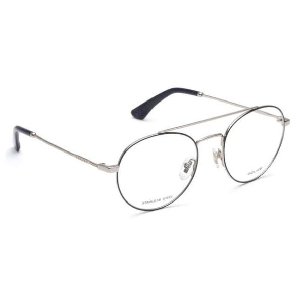 Police Men Round Silver Eyeglass - VPL728K51K98FR