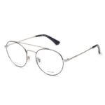 Police Men Round Silver Eyeglass - VPL728K51K98FR