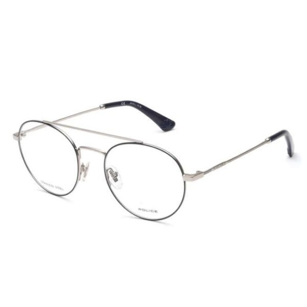 Police Men Round Silver Eyeglass - VPL728K51K98FR