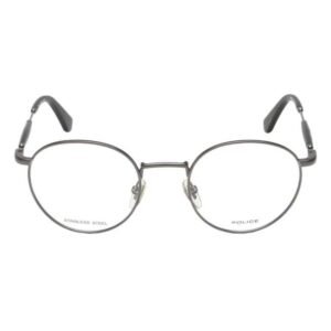 Police Men Round Grey Eyeglass - VPLA52K50568FR
