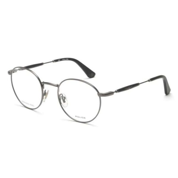Police Men Round Grey Eyeglass - VPLA52K50568FR