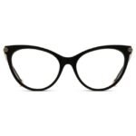 Philipp Plein Women Black Cat Eye Eyeglass -VPP037S 54 700