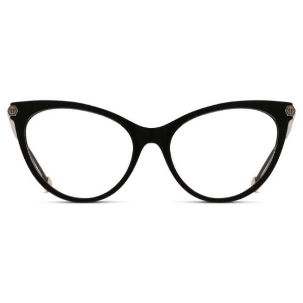 Philipp Plein Women Black Cat Eye Eyeglass -VPP037S 54 700