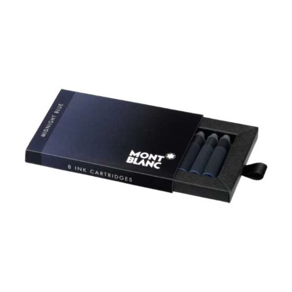 Montblanc Ink Cartridges Midnight Blue, 8 Per Package - 105195