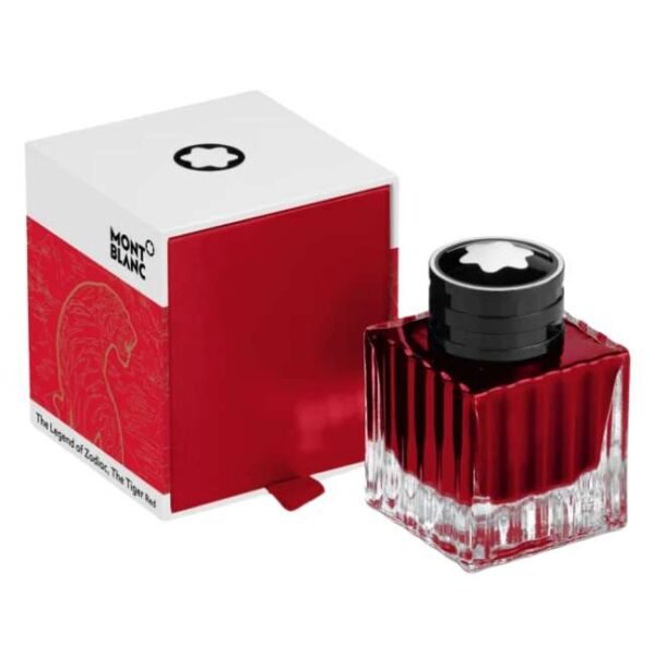 Montblanc Ink Bottle 50 Ml Red The Legend Of Zodiacs The Tiger - 128081