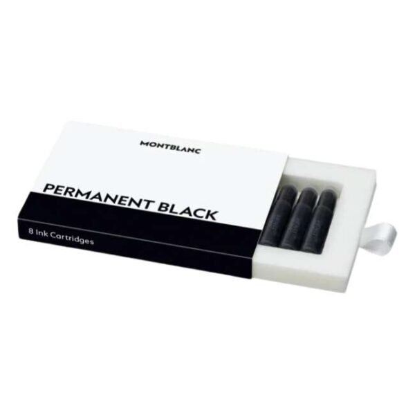 Montblanc Ink Cartridges Permanent Black 8-Unit Package - 128209