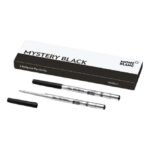 Montblanc 2 Ballpoint Pen Refill Medium, Mystery Black - 128211