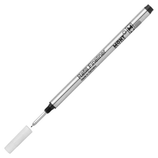 Montblanc 2 Fineliner Refills Medium, Mystery Black - 128246