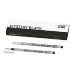 Montblanc 2 Broad Fineliner Refills, Mystery Black - 128247