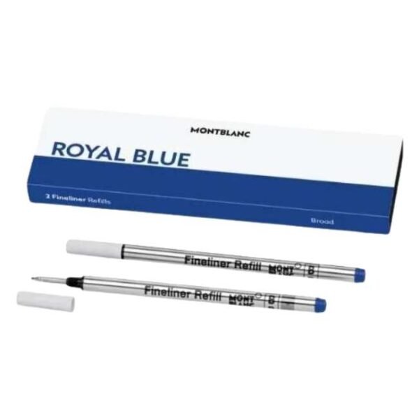 Montblanc 2 Fineliner Refills Broad Royal Blue - 128249