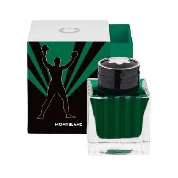 Montblanc Ink Bottle 50 Ml Green Great Characters Muhammad Ali - 130298