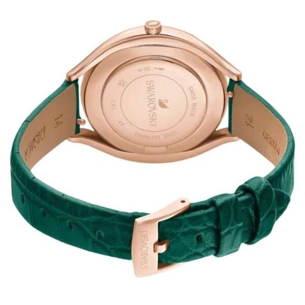 Swarovski Cry Aura Women Green Dial Chronograph Watch - 5644078