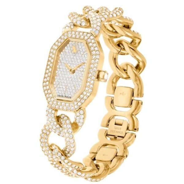 Swarovski Dextera Chain Women Silver Dial Chronograph Watch - 5668854