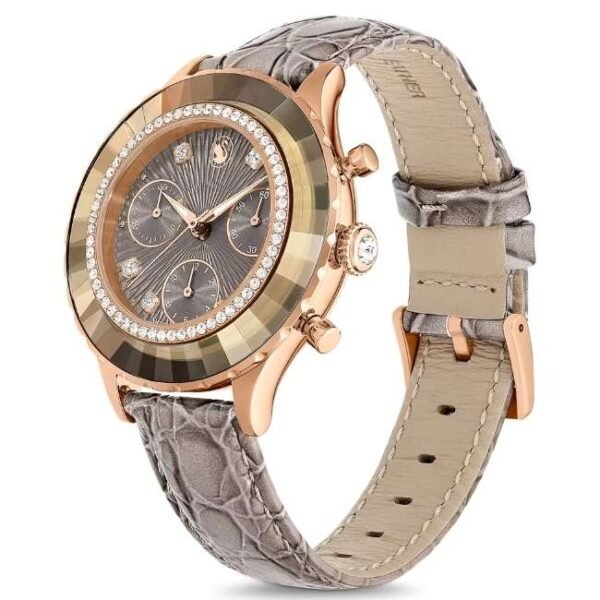 Swarovski Octea Chrono Women Grey Dial Chronograph Watch - 5671153